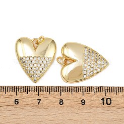 Pendentifs avec zircon cubiques à micro-pavés en laiton&nbsp;KK-C132-01A-G