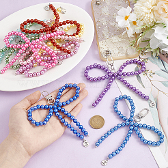 10 pz 10 colori fiocco decorazione pendente acrilico&nbsp;HJEW-PH01952