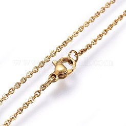Colliers pendentifs en acier inoxydable 304&nbsp;NJEW-H488-16G