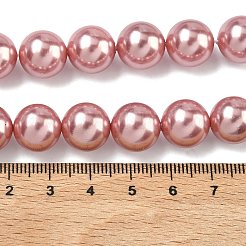 Perles de perles de coquille galvanoplastie&nbsp;BSHE-G041-12mm-05