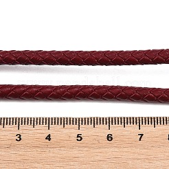 Geflochtenes Lederband mit Kern&nbsp;WL-F009-5mm-04