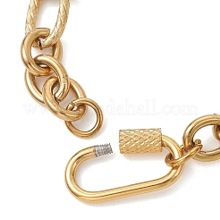 Armbänder aus 304er Edelstahl im Singapur-Stil für Damen&nbsp;BJEW-JB14064