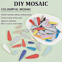 Porzellan Cabochons&nbsp;PORC-WH0010-07