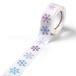 Flache runde rollenaufkleber mit weihnachtsmotiven&nbsp;X-DIY-B045-04B