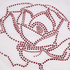 Rosenform Hotfix Strass&nbsp;DIY-WH0308-281