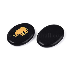 Natürlichen Obsidian cabochons&nbsp;G-T143-28A