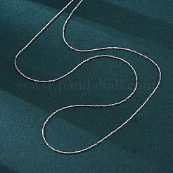 Collane con catena a maglie Boston in ottone per donna&nbsp;NJEW-D302-02P