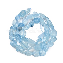 Natürliche Aquamarin Perlen Stränge&nbsp;G-P568-C13-01