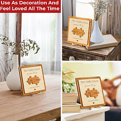 1 set regalo per il secondo anniversario di matrimonio per fidanzato e fidanzata&nbsp;DJEW-SP0001-07A