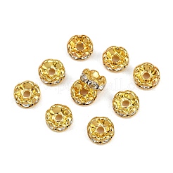 Messing Nahen Osten Strass Zwischenperlen&nbsp;RSB029NF-01G