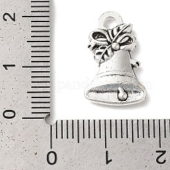 Alliage de style tibétain pendentifs petite cloche&nbsp;TIBEP-R343-02AS-LF