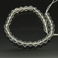 Quarz-Kristall-Perlen Stränge&nbsp;G-C174-4mm-2
