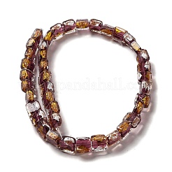 Perles de verre faites à la main en feuille d'or et en feuille d'argent&nbsp;FOIL-C001-01C-04