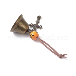 Fer cloche pendentif décorations&nbsp;HJEW-JM03777-01
