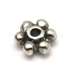 925 perline distanziatrici a margherita in argento sterling&nbsp;X-STER-A010-167