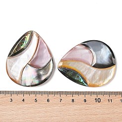 Anhänger aus natürlicher Paua-Muschel&nbsp;SSHEL-C012-14