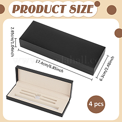 Boîtes cadeaux pour stylos en plastique&nbsp;CON-WH0001-85B-01