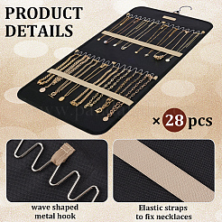 Borsa per appendere organizer per gioielli in tessuto non tessuto&nbsp;AJEW-WH0419-43