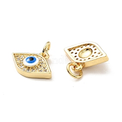 Pendentifs en zircone cubique transparente en laiton micro-pavé écologique&nbsp;KK-D080-38G