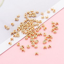 Couvre de perles à écraser en laiton &nbsp;KK-F824-036B-G