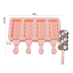 Moules en silicone rectangle de qualité alimentaire&nbsp;DIY-D062-07C