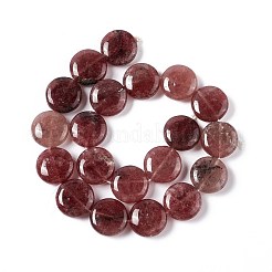 Fragola naturale perle di quarzo fili&nbsp;G375-29