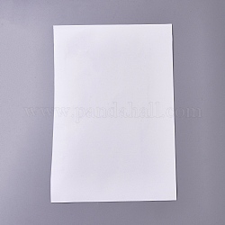 Papier mousse feuille eva, avec dos adhésif, rectangle, blanc, 30x21x0.1 cm
