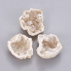 Perline di cristallo di quarzo naturale, Senza Buco / undrilled, pepite, 47.5~58x32~51x10~33mm