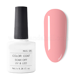 Gel colorato per unghie, gel uv di colore puro, per un nail art design, roso, 7.2x3.2cm, 8ml / bottiglia
