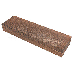 Delorigin 木製ジュエリー ネックレス オーガナイザー ケース  ネックレスブレスレット収納用長方形ジュエリーボックス2個。  ココナッツブラウン  内寸: 10.51 x 2.56インチ
