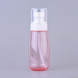 Botellas de spray de plástico, botella recargable, rosa, 13.45 cm, capacidad: 100 ml