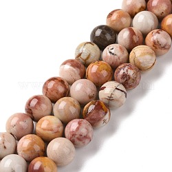 Filo di perline di agata naturale, tondo, 10mm, Foro: 1 mm, circa 39pcs/filo, 15.35 pollice (39 cm)