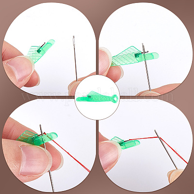 Infila ago per macchine da cucire a forma di pesce&nbsp;DIY-CP0011-19A-1