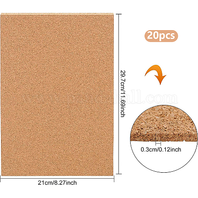 20 foglio isolante in sughero&nbsp;DIY-BC0016-20A-1