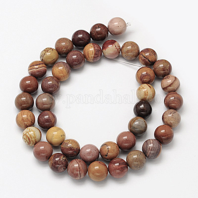 Mookaite naturale fili di perline rotondo&nbsp;G-N0166-09-6mm-1