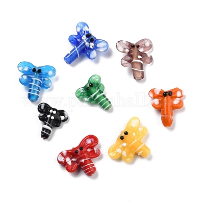 Abalorios de colores vario hechos a mano&nbsp;LAMP-I024-01-1