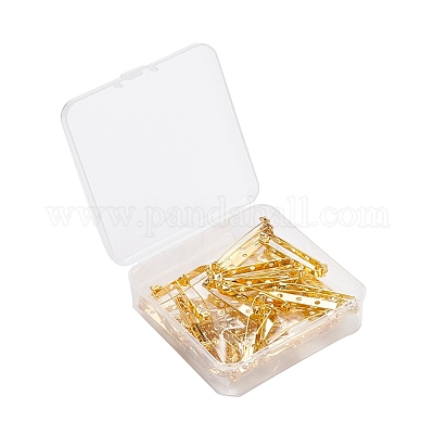 Gold Screw Pins, Gold Screw Pins (Gold Brooch Findings)