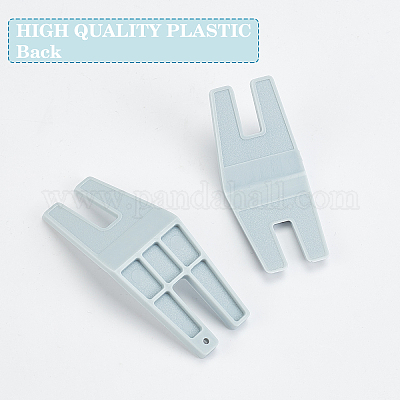2pcs Jumper Sewing Tool Plastic Sewing Machines Clearance Plate Button Reed  Presser Foot Hump Jumper for Thin or Thick Fabrics