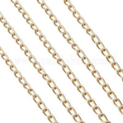 Chaînes gourmettes en aluminium&nbsp;X-CHA-T001-32G-1