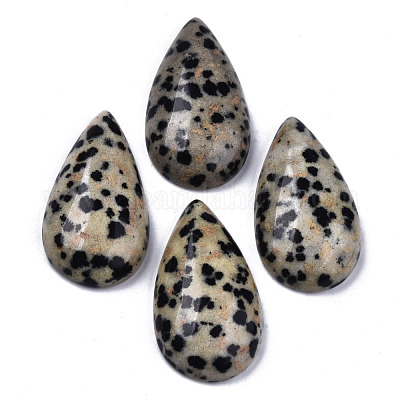 Dalmatiner Jaspis Natur Cabochons&nbsp;G-N326-72J-1