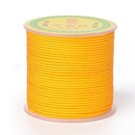 Cordón trenzado de poliéster para la fabricación de joyas OCOR-F011-C02-1