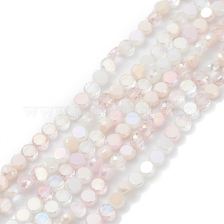 Brins de perles de verre de galvanoplastie de couleur dégradée GLAA-E042-03E-1