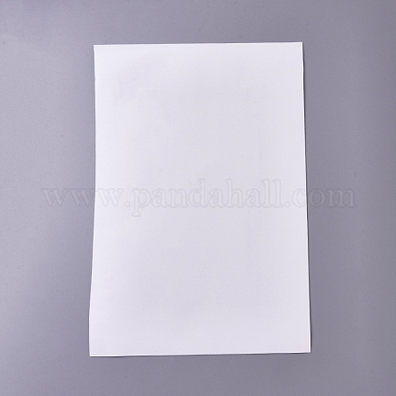 EVAシート発泡紙  接着剤付き  長方形  ホワイト  30x21x0.1cm X-AJEW-WH0104-79A-1