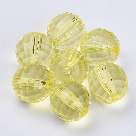 Perles en acrylique transparente TACR-Q254-22mm-V21-1