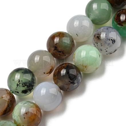 Natural Serpentine Beads Strands G-R494-A03-04-1
