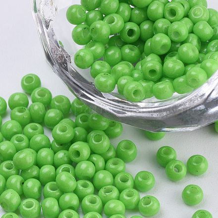 Baking Paint Glass Seed Beads SEED-Q025-3mm-L18-1