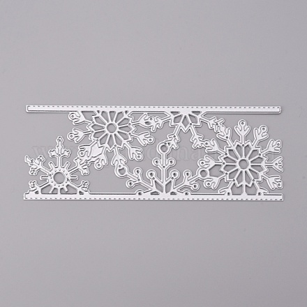 Plantillas de matrices de corte de acero al carbono con marco de copo de nieve DIY-F050-16-1