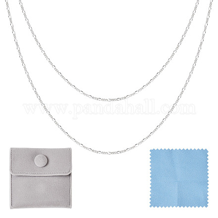 Pandahall 1m s925 стерлингового серебра figaro цепи STER-TA0001-39-1