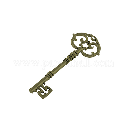 Skeleton Key lega stile tibetano grandi ciondoli X-TIBEP-S293-033AB-LF-1