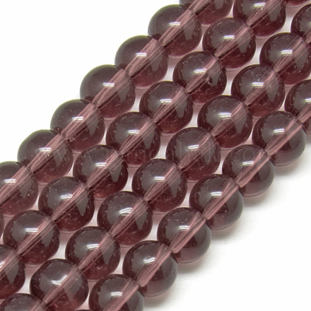 Chapelets de perles en verre GR4mm02Y-1